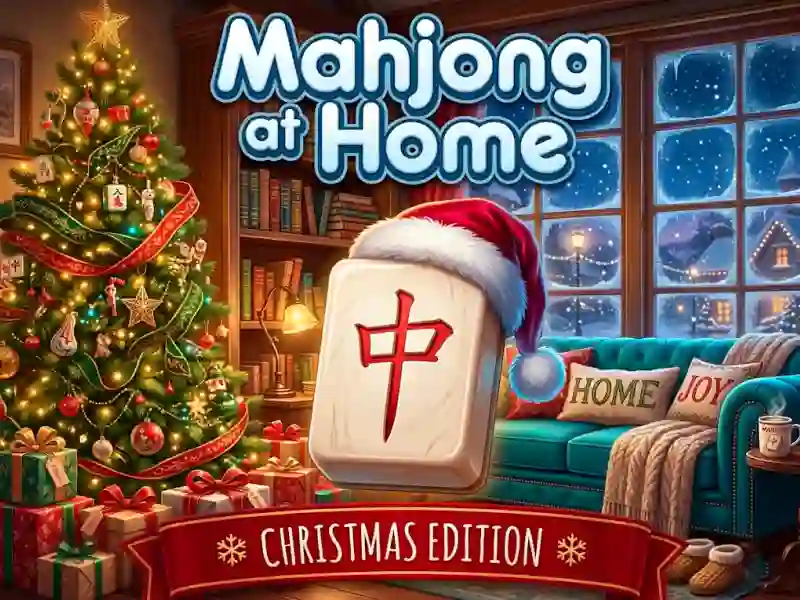 Spēle Mahjong At Home Xmas Edition online