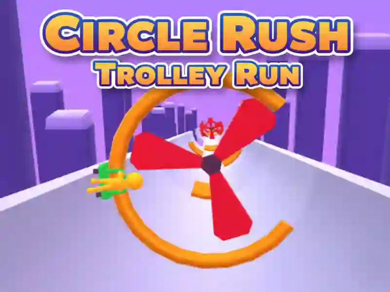 Spēle Circle Rush Trolley Run online
