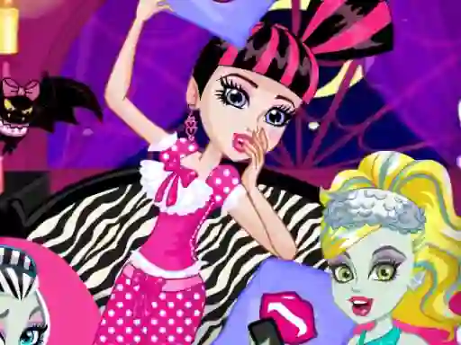 Spēle Monster Slumber Party Funny Faces online