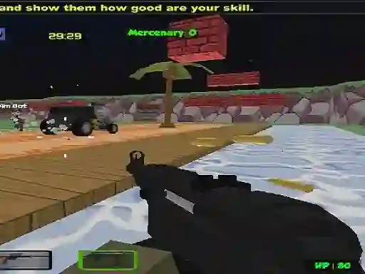 Spēle Blocky Combat Strike Zombie Multiplayer online