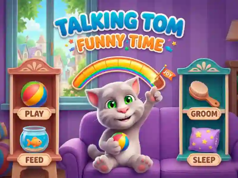 Spēle Talking Tom Funny Time online