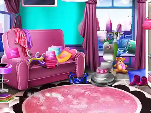 Spēle Girly House Cleaning online