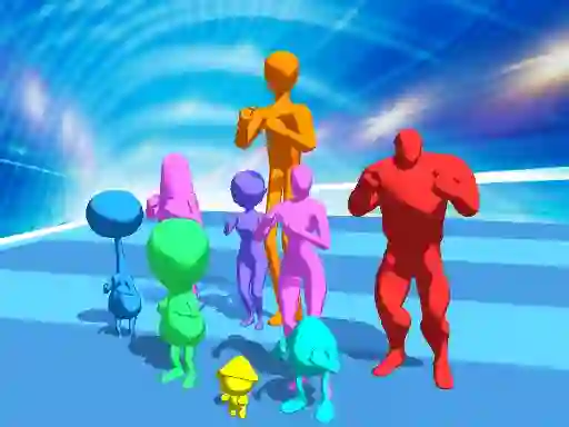 Spēle Stickman Crowd Fight online