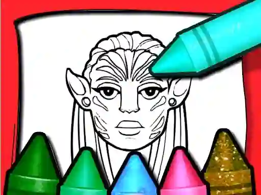 Spēle Avatar Coloring Book online