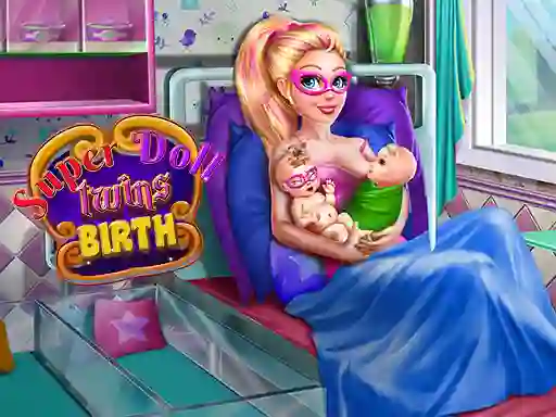 Spēle Super Doll Twins Birth online