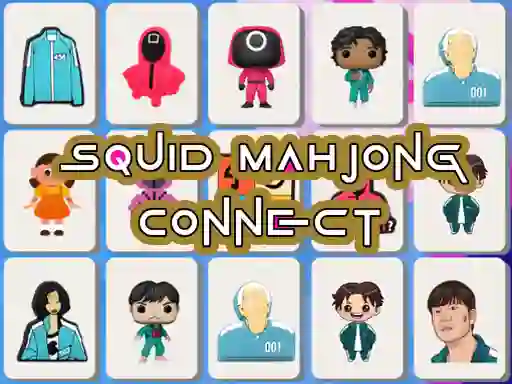 Spēle Squid Mahjong Connect online