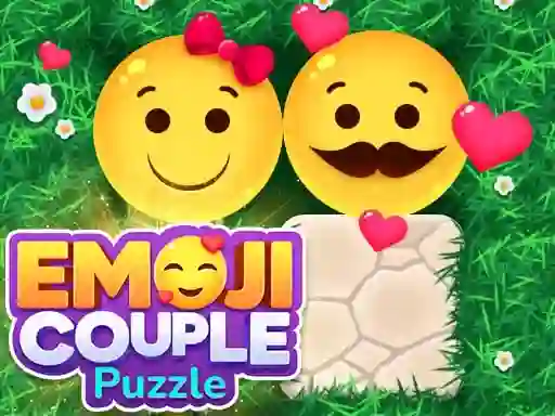 Spēle Emoji Couple Puzzle online