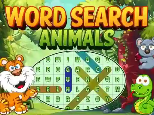 Spēle Word Search Animals online