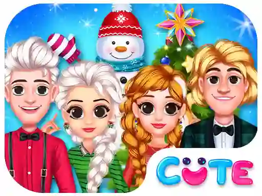 Spēle Frozen Princess Christmas Celebration online