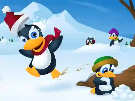 Spēle Cute Penguin Slide online