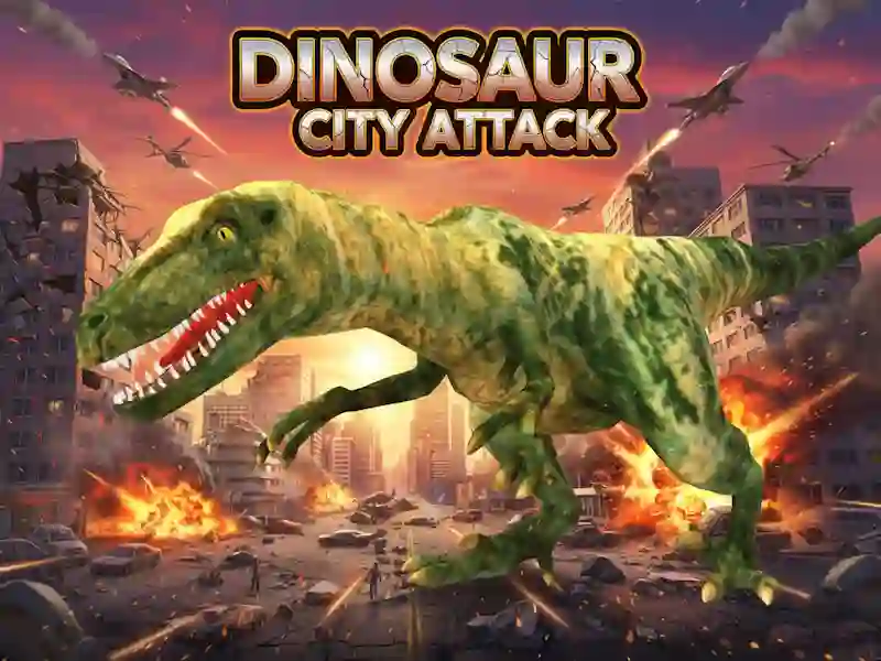 Spēle Dinosaur City Attack online
