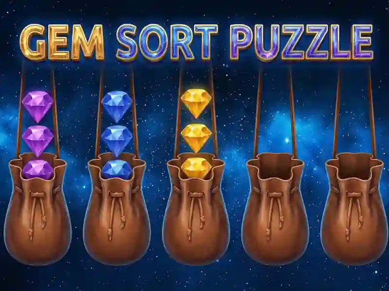 Spēle Gem Sort Puzzle online