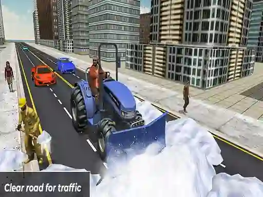 Spēle Grand Snow Clean Road Driving Simulator online