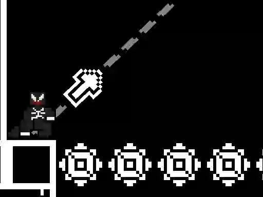 Spēle 8bit Black Ropeman online