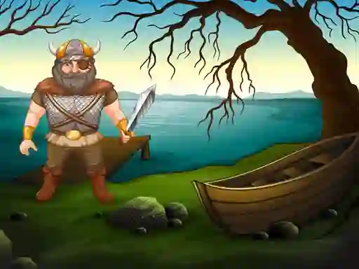 Spēle Viking Warrior Battle: Puzzle online