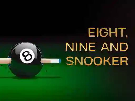 Spēle Nine, eight and snooker online