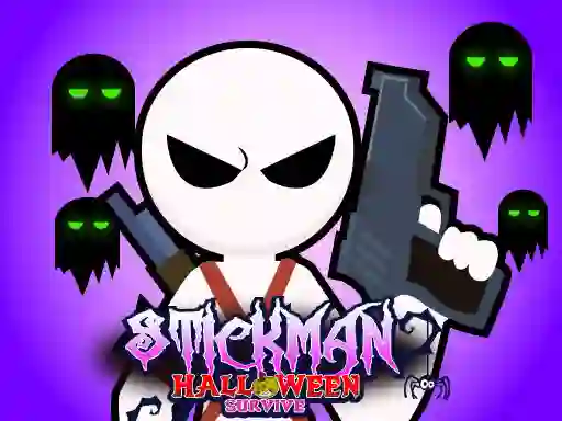 Spēle Stickman Halloween Survive online