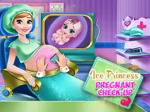 Spēle Ice Princess Pregnant Check Up online