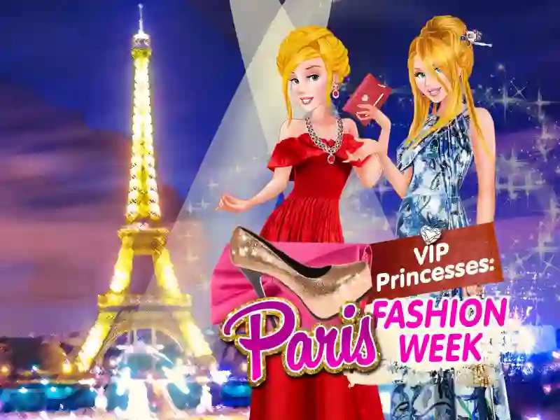 Spēle VIP Princesses: Paris Fashion Week online