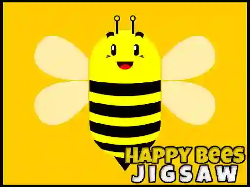 Spēle Happy Bees Jigsaw online