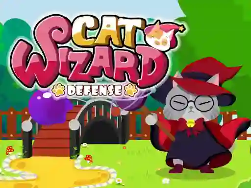 Spēle Cat Wizard Defense online