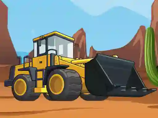 Spēle Bulldozer Jigsaw online