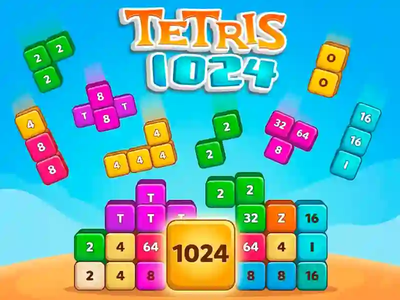 Spēle Tetris 1024 online