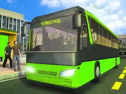 Spēle City Passenger Coach Bus Simulator Bus Driving 3d online