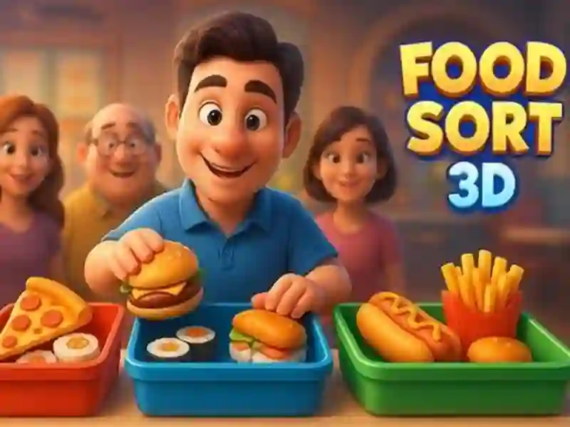 Spēle Food Sort 3D online
