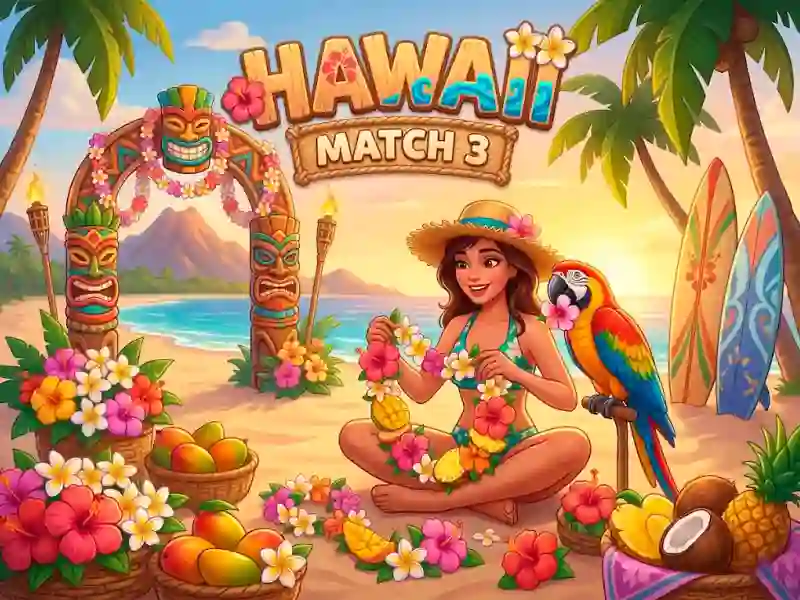 Spēle Hawaii Match 3 online
