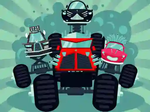Spēle Crazy Monster Trucks Memory online