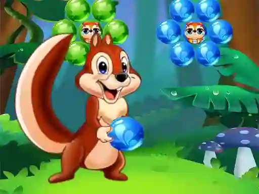 Spēle Bubbles Shooter Squirrel online