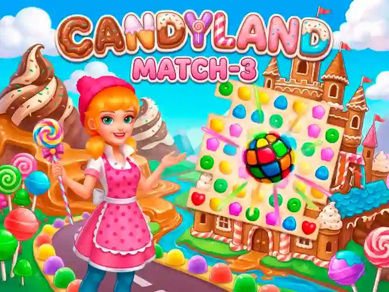 Spēle Candyland: Match-3 online