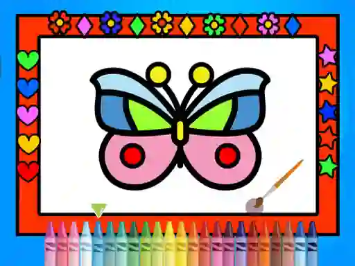 Spēle Color and Decorate Butterflies online