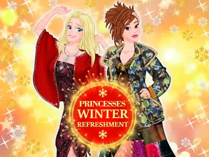 Spēle Princesses winter refreshment online