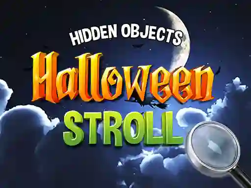 Spēle Hidden Objects: Halloween Stroll online