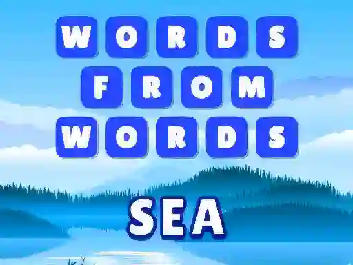 Spēle Words from words: Sea online