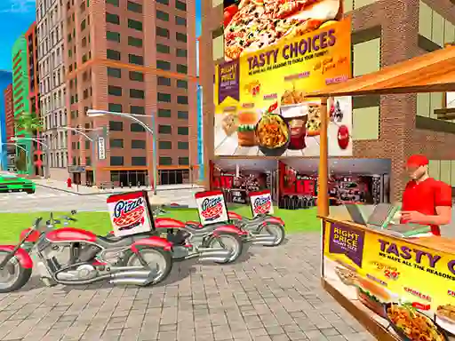 Spēle Pizza Delivery Boy Simulation online