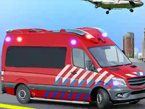 Spēle City Ambulance Emergency Rescue online