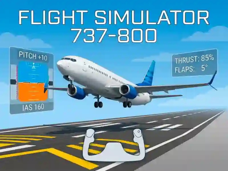 Spēle Flight Simulator 737-800 online