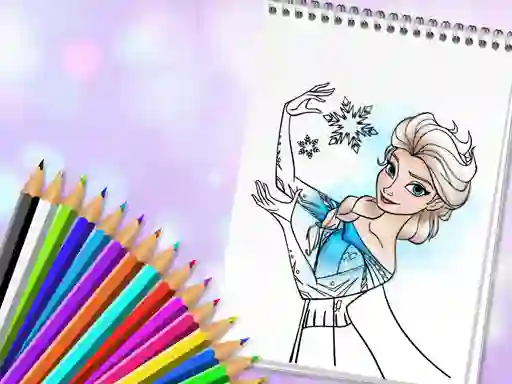 Spēle Amazing Princess Coloring Book online