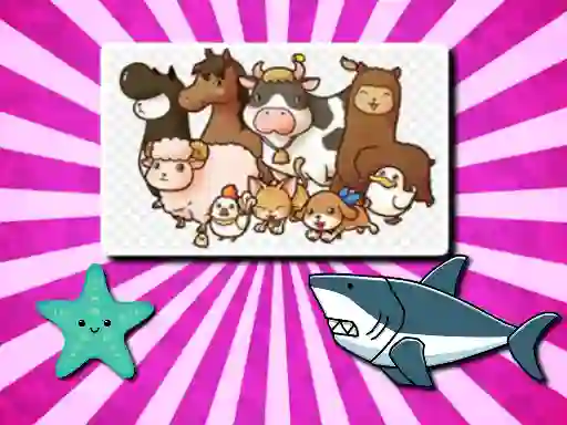 Spēle Animal Puzzle online