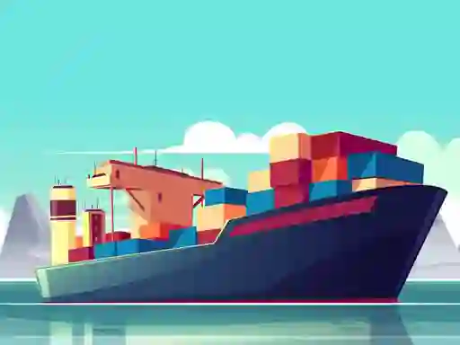 Spēle Cargo Ships Jigsaw online