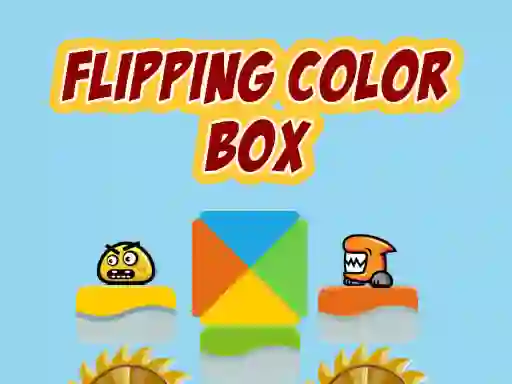 Spēle Flipping Color Box online