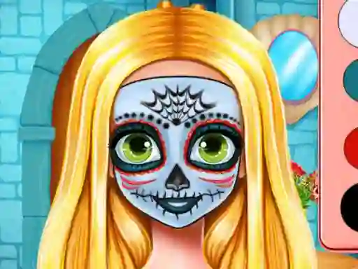 Spēle Sister's Halloween Face Paint online