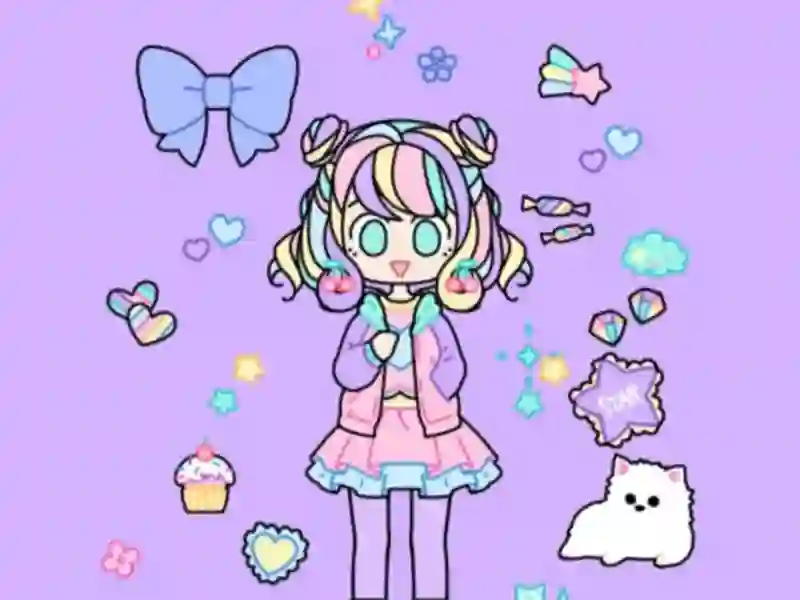 Spēle Pastel Girl Dress Up online