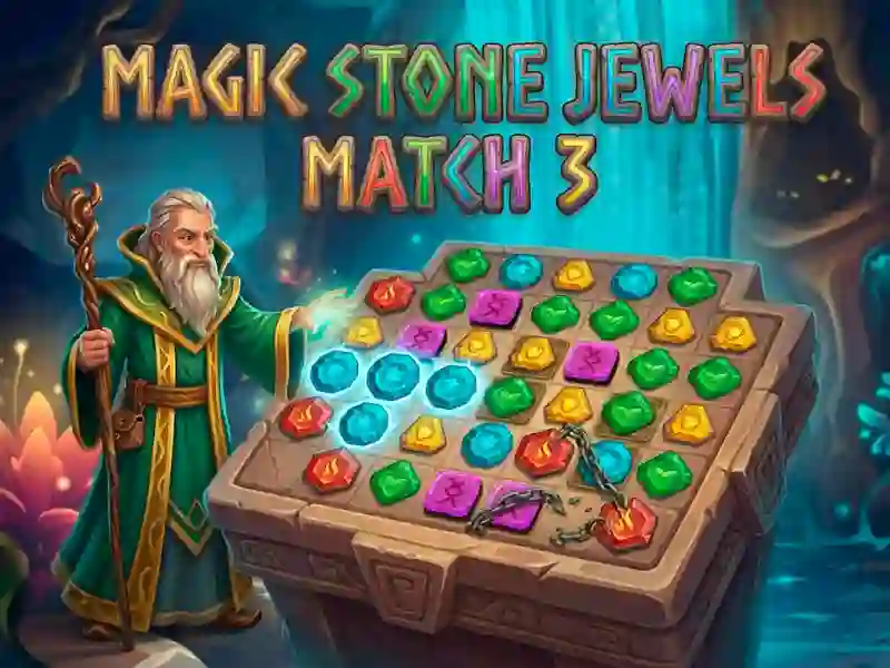 Spēle Magic Stone Jewels Match 3 online