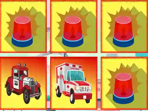 Spēle Emergency Trucks Memory online