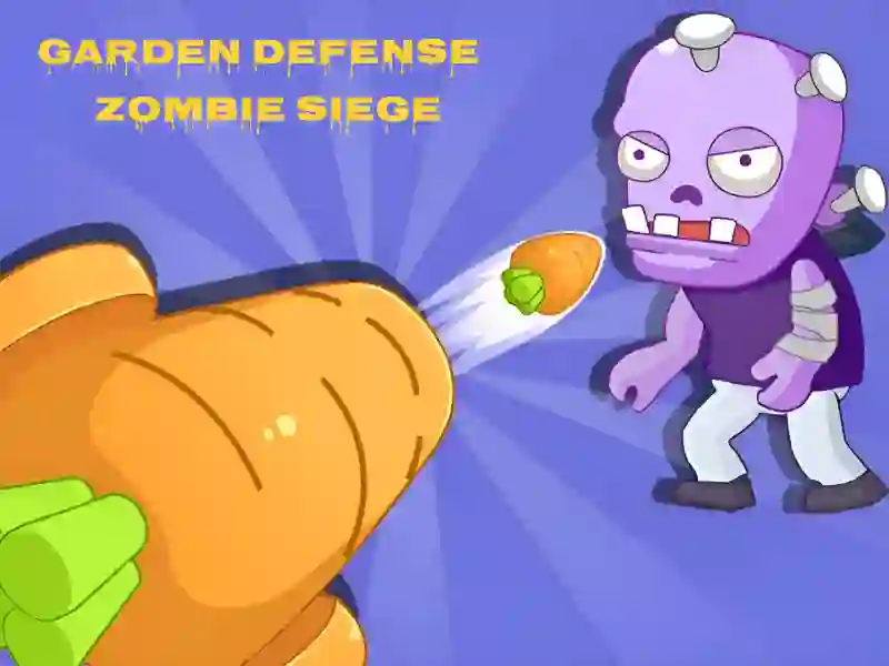 Spēle Garden Defense - Zombie Siege online