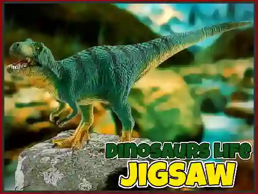 Spēle Dinosaurs Life Jigsaw online